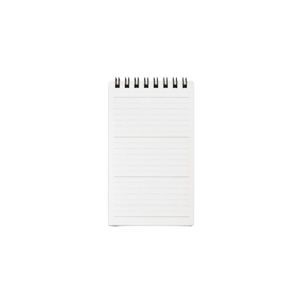 Load image into Gallery viewer, Maruman Mnemosyne Modified B7 Twin Ring Memo Pad - Lined (Black)