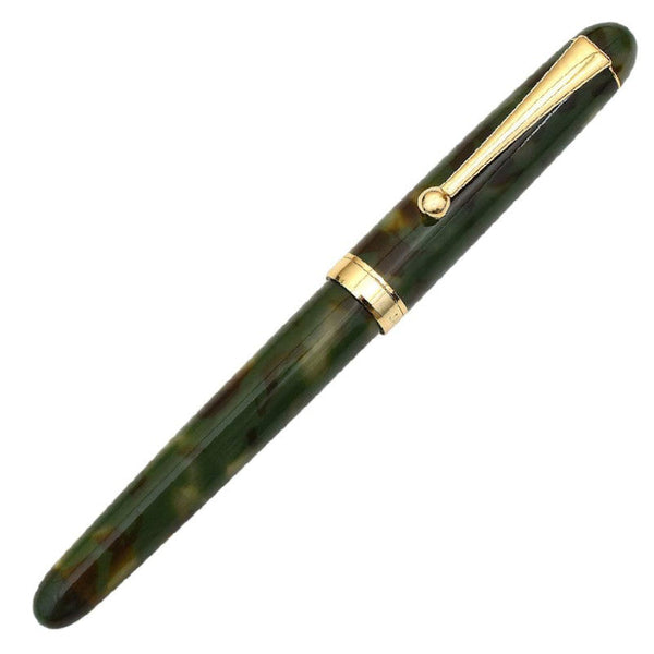 Load image into Gallery viewer, Onishi Hand Made Fountain Pen-Large Schmidt Steel - Matcha Green