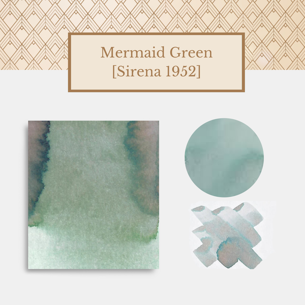 Load image into Gallery viewer, Vinta Inks 30ml Ink Bottle Mermaid Green (Sirena 1952)