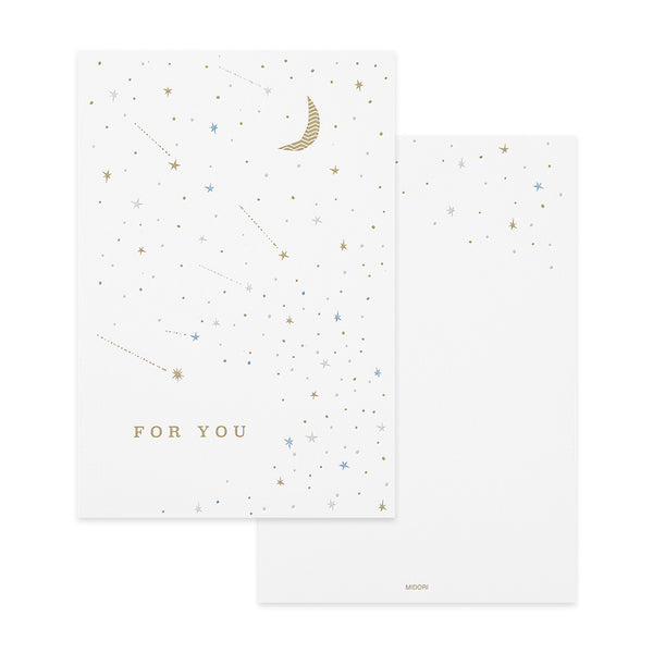 이미지를 갤러리 뷰어에 로드 , Midori Card - Letterpress Printing Stars