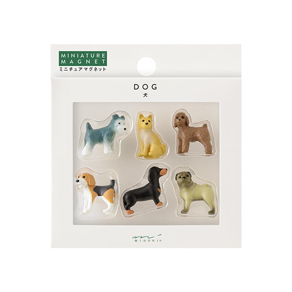 Load image into Gallery viewer, Midori Miniature Magnet - Dog C (Set of 6)