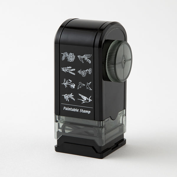 이미지를 갤러리 뷰어에 로드 , Midori Paintable Rotating Stamp Dial - Flower & Bird