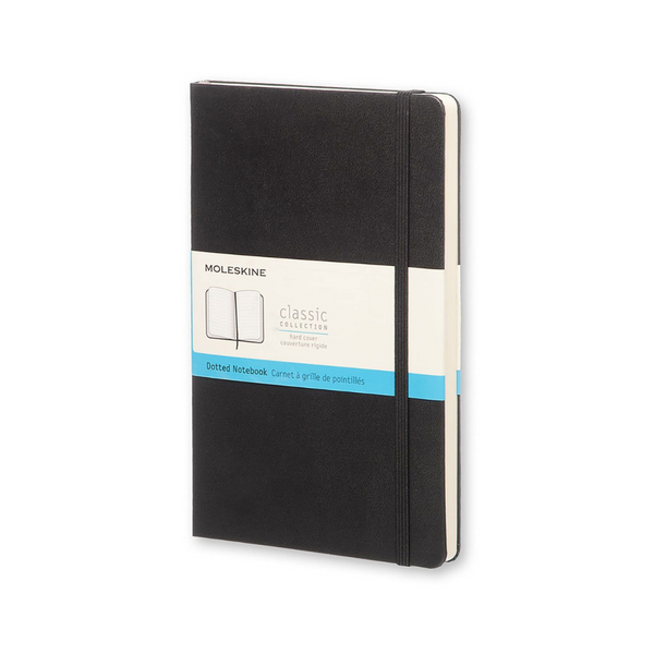 Load image into Gallery viewer, Moleskine Hardcover Classic Notebook - Dotted / Large / Black