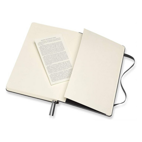 Load image into Gallery viewer, Moleskine Hardcover Classic Notebook - Ruled / Large / Black