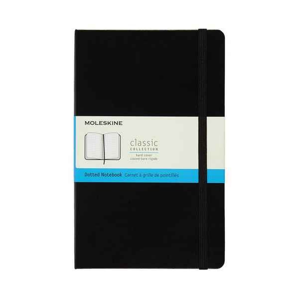 Load image into Gallery viewer, Moleskine Hardcover Classic Notebook - Dotted / Large / Black