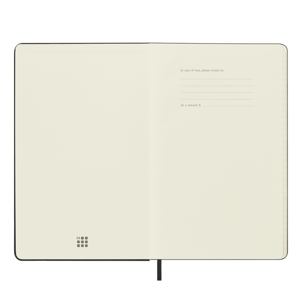 Load image into Gallery viewer, Moleskine Hardcover Classic Notebook - Ruled / Large / Black