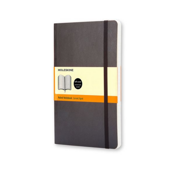 Load image into Gallery viewer, Moleskine Softcover Classic Notebook - Ruled / Large / Black