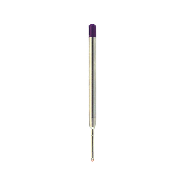 이미지를 갤러리 뷰어에 로드 , Monteverde Soft Roll Ballpoint Refill To Fit Parker Ballpoint Pen (Pack of 2) - Purple / Medium