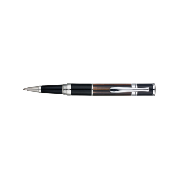 将图片加载到图库查看器,Monteverde Mini Jewelria Striped Rollerball Pen Brown
