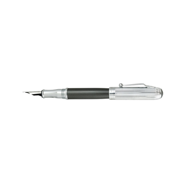 Load image into Gallery viewer, Monteverde Rodeo Drive Fountain Pen Metallic Black Chrome