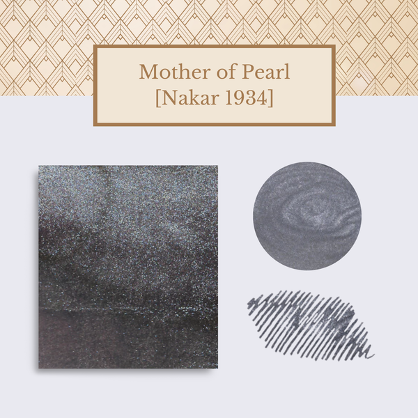 Load image into Gallery viewer, Vinta Inks 30ml Ink Bottle Mother of Pearl, Shimmer (Nakar 1934)