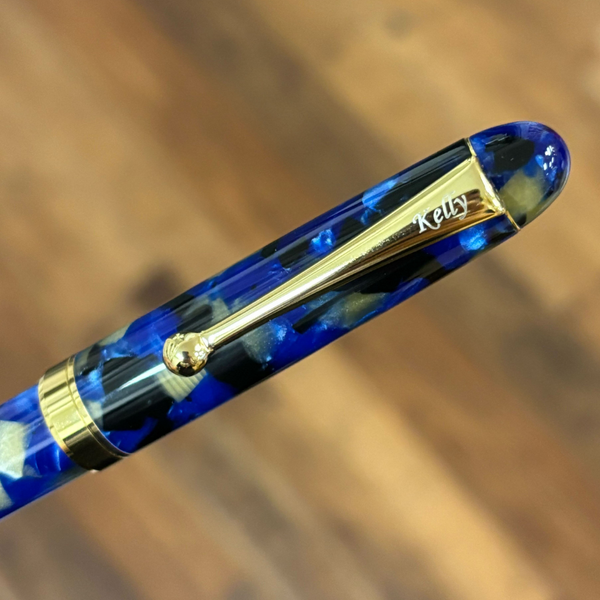 Load image into Gallery viewer, Onishi Seisakusho Acrylic Fountain Pen Deep Ocean