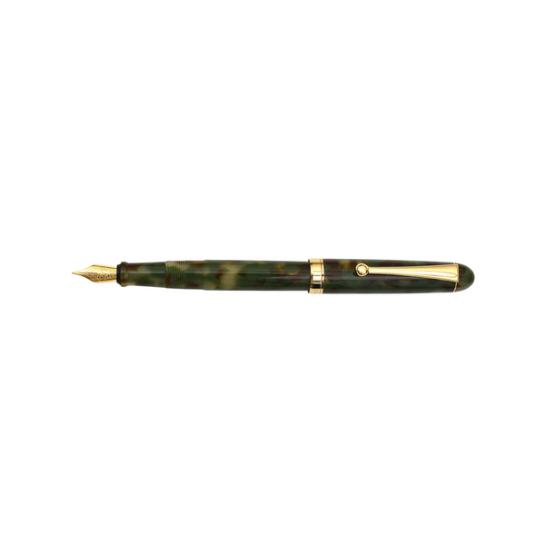 Load image into Gallery viewer, Onishi Hand Made Fountain Pen-Standard Schmidt Steel - Matcha Green