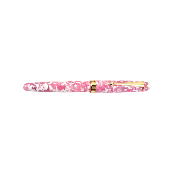 Load image into Gallery viewer, Onishi Hand Made Fountain Pen-Standard Schmidt Steel - Sakura Pink