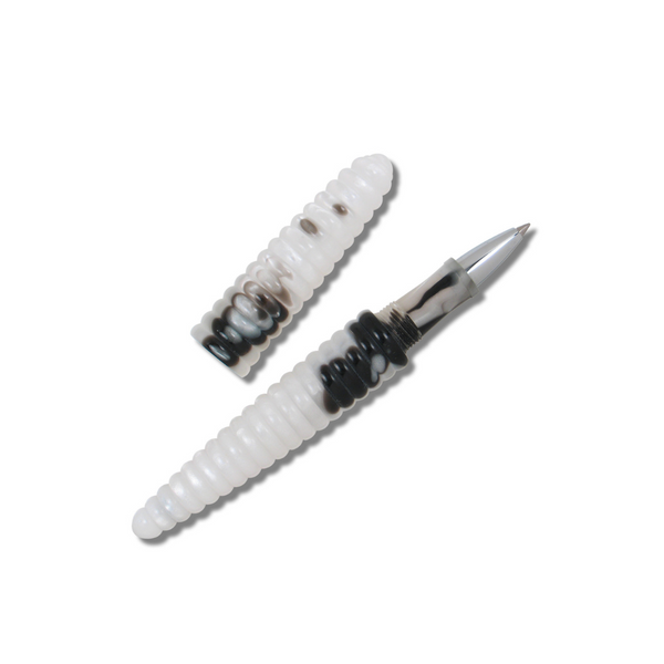 Load image into Gallery viewer, Acme Studio Rollerball Pen - Rings Black/White