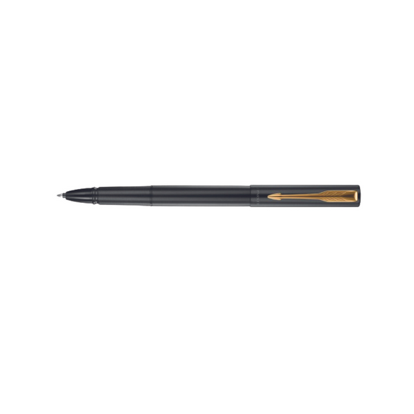 将图片加载到图库查看器,Parker Vector XL Rollerball Pen - Black with Gold Trim