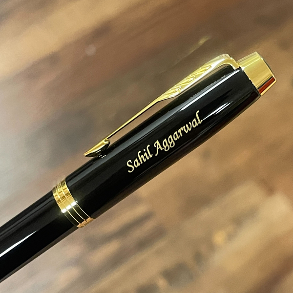 画像をギャラリービューアに読み込む, パーカー IM ブラック GT ローラーボールペン