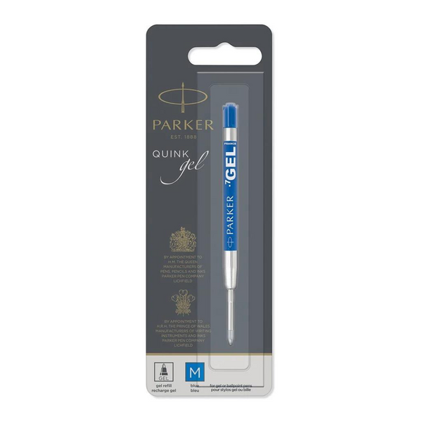 Load image into Gallery viewer, Parker Quink Gel Ballpoint Refill Medium 0.7mm - Blue