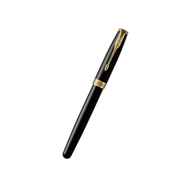 Load image into Gallery viewer, Parker Sonnet Lacquer Black GT Fountain Pen