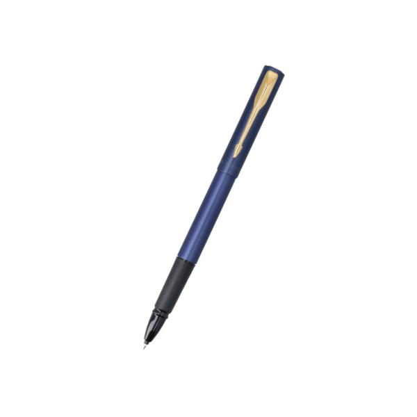 이미지를 갤러리 뷰어에 로드 , Parker Vector XL Rollerball Pen - Dark Blue with Gold Trim