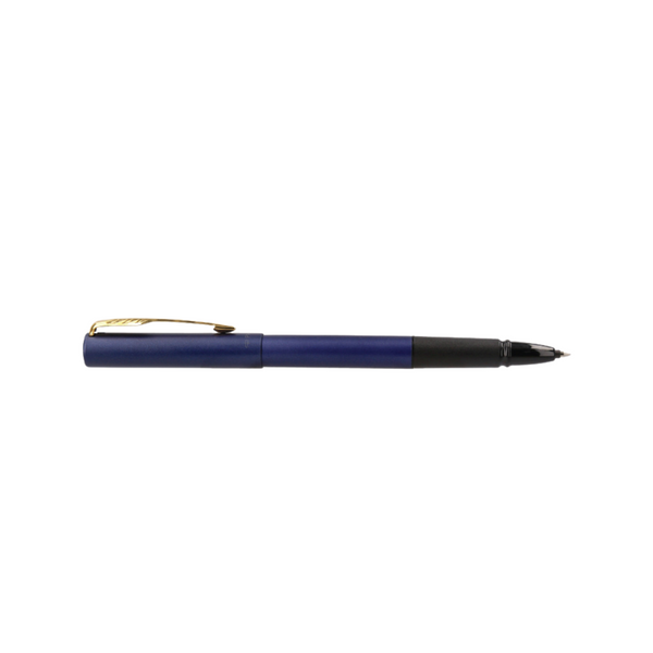 이미지를 갤러리 뷰어에 로드 , Parker Vector XL Rollerball Pen - Dark Blue with Gold Trim