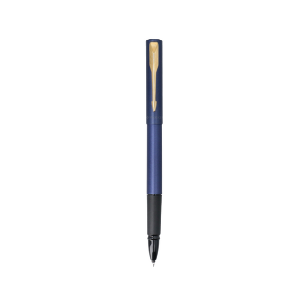 이미지를 갤러리 뷰어에 로드 , Parker Vector XL Rollerball Pen - Dark Blue with Gold Trim