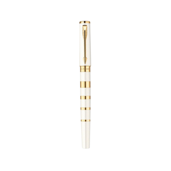 Load image into Gallery viewer, Parker Ingenuity Small Pearl & Metal Gold Trim 5th Technology Pen