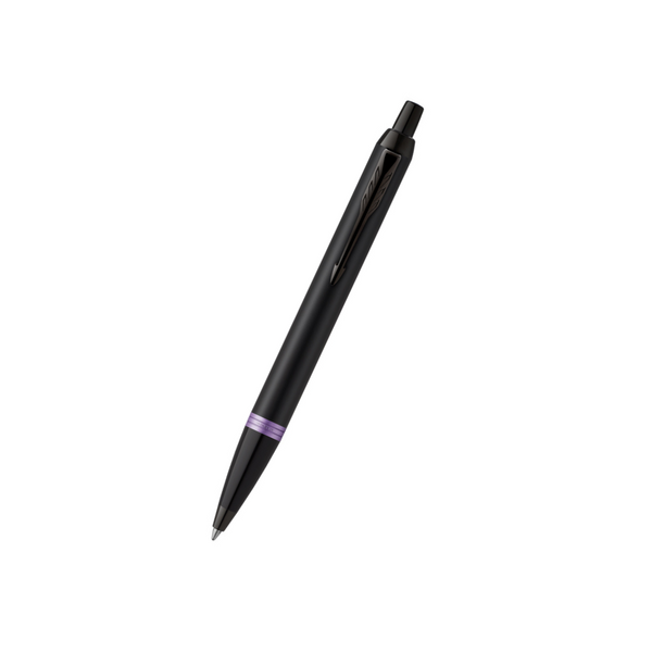 将图片加载到图库查看器,Parker IM PROFESSIONAL Vibrant Ring Ballpoint Pen Amethyst Purple