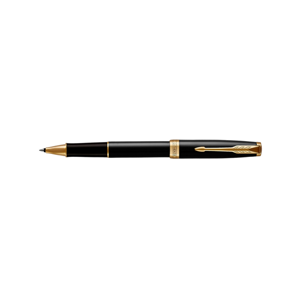 Load image into Gallery viewer, Parker Sonnet Lacquer Black GT Rollerball Pen