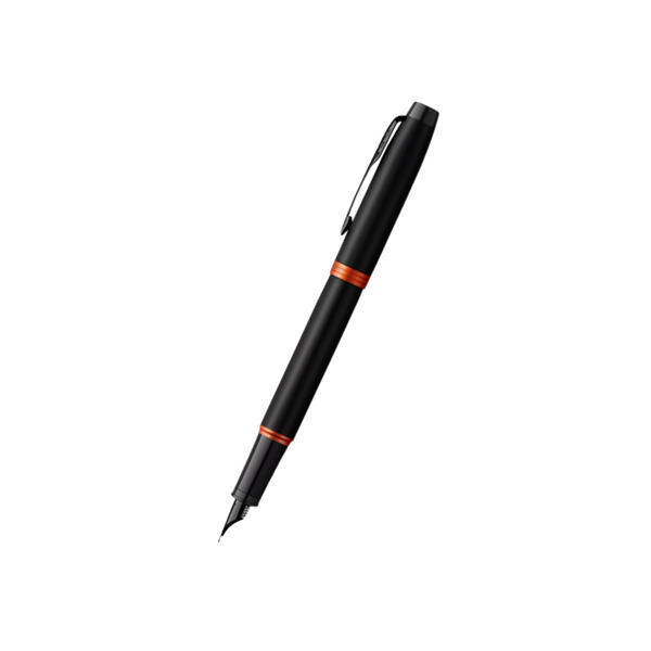 Load image into Gallery viewer, Parker IM PROFESSIONAL Vibrant Ring BT Fountain Pen Flame Orange