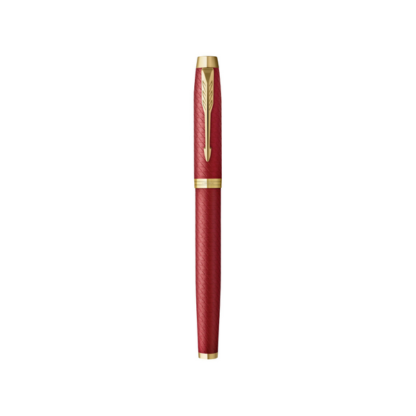 Load image into Gallery viewer, Parker IM Premium Fountain Pen - Red with Gold Trims