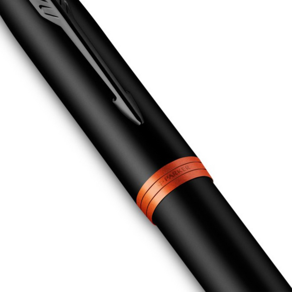 Load image into Gallery viewer, Parker IM PROFESSIONAL Vibrant Ring BT Fountain Pen Flame Orange