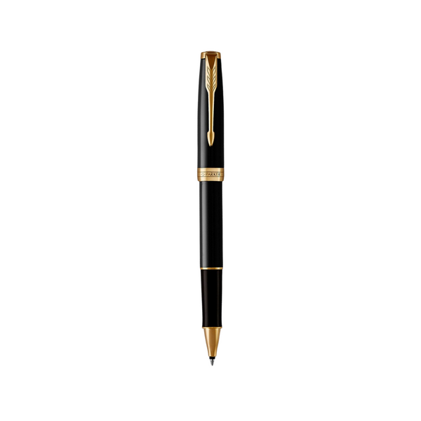 Load image into Gallery viewer, Parker Sonnet Lacquer Black GT Rollerball Pen