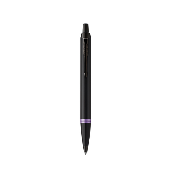 将图片加载到图库查看器,Parker IM PROFESSIONAL Vibrant Ring Ballpoint Pen Amethyst Purple