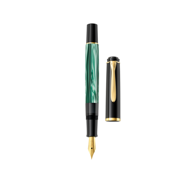 Load image into Gallery viewer, Pelikan Classic M200 Fountain Pen Green Marble
