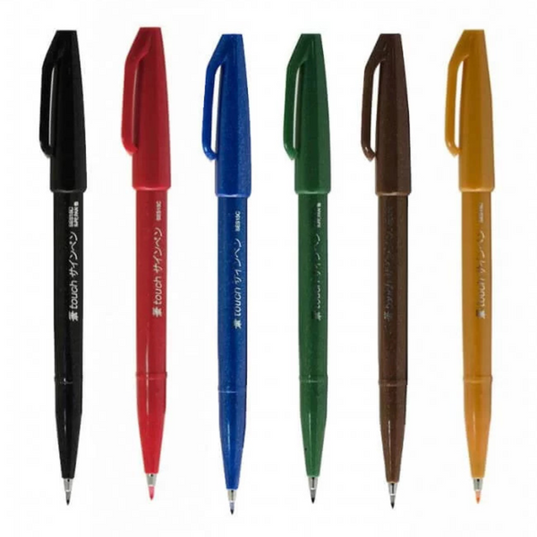 Load image into Gallery viewer, Pentel Brush Sign Pen - All 36 colors