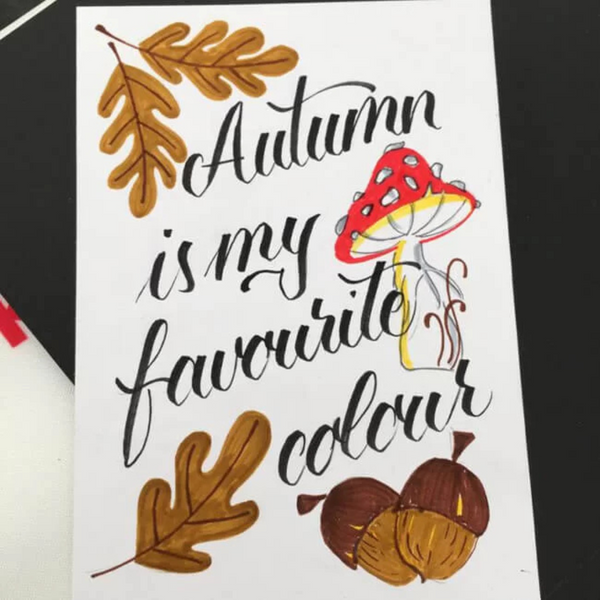 画像をギャラリービューアに読み込む, Pentel Brush Sign Pen - Pale Orange