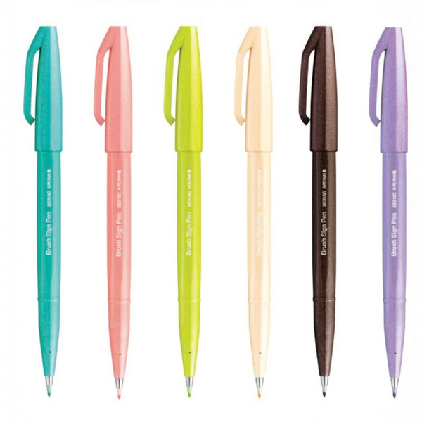 Load image into Gallery viewer, Pentel Brush Sign Pen - All 36 colors