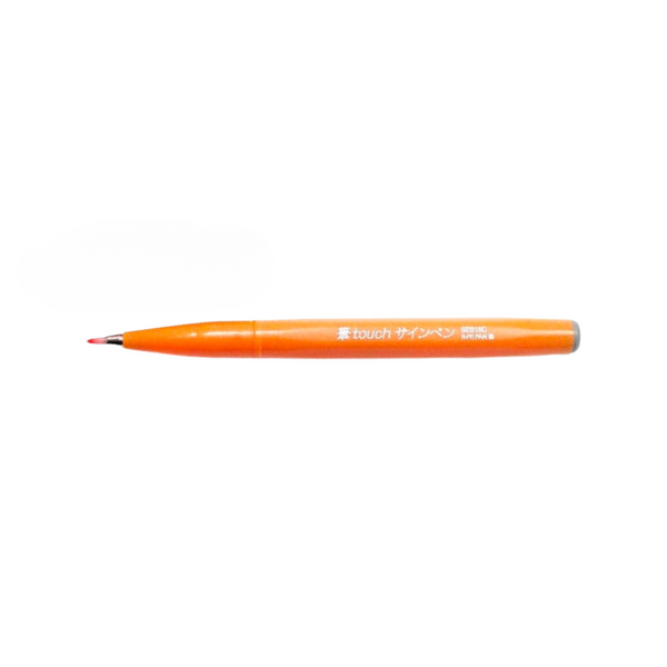 Load image into Gallery viewer, Pentel Touch Brush Sign Pen Orange