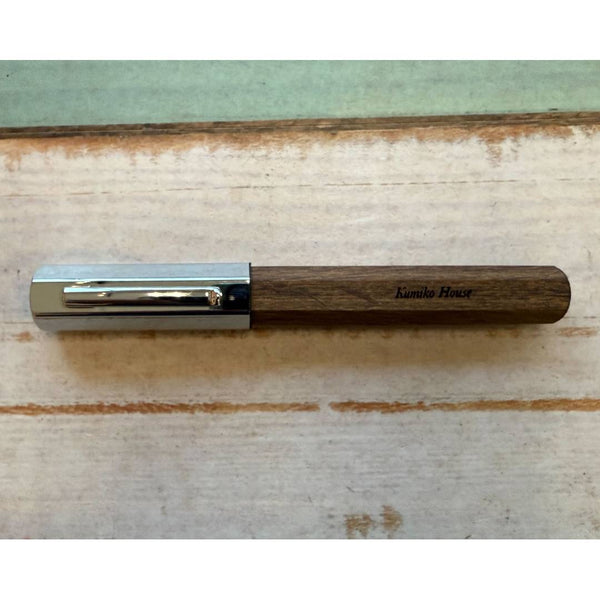 이미지를 갤러리 뷰어에 로드 , Personalized Name Engraving On Faber-Castell Ondoro Rollerball Pen Smoked Oak using LaserPecker Blue light laser