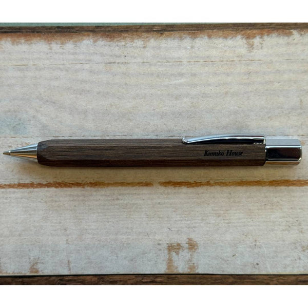 Load image into Gallery viewer, Personalized Name Engraving On Faber-Castell Ondoro Twist Pencil Smoked Oak