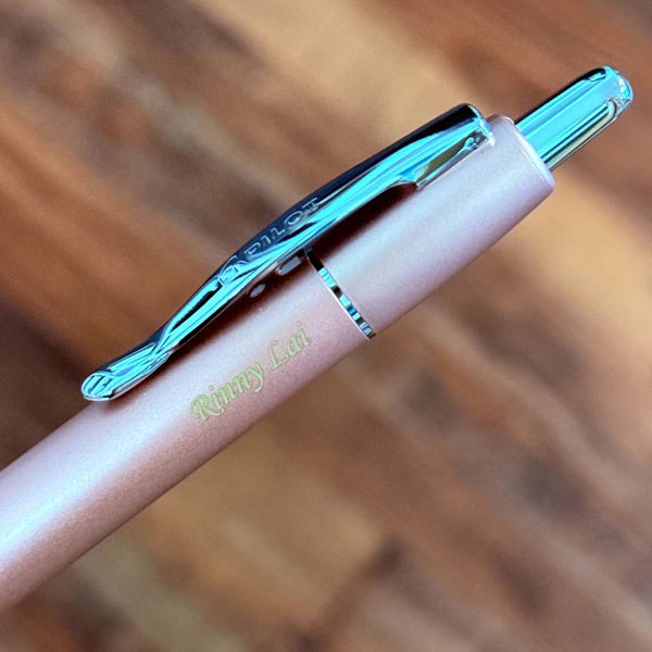 Load image into Gallery viewer, Personalized Name Engraving On Pilot G2 Limited 0.7mm Gel Pen - Rose Gold