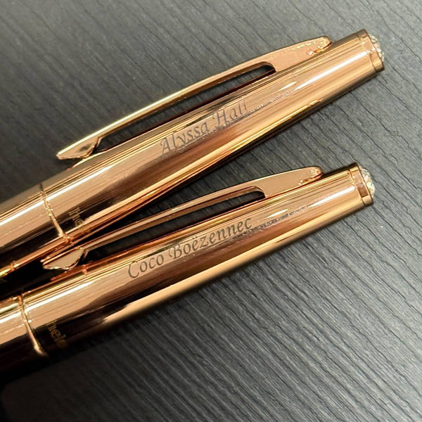将图片加载到图库查看器,Personalized Name Engraving On Helen Kelly Sparkle Pen Rose Gold