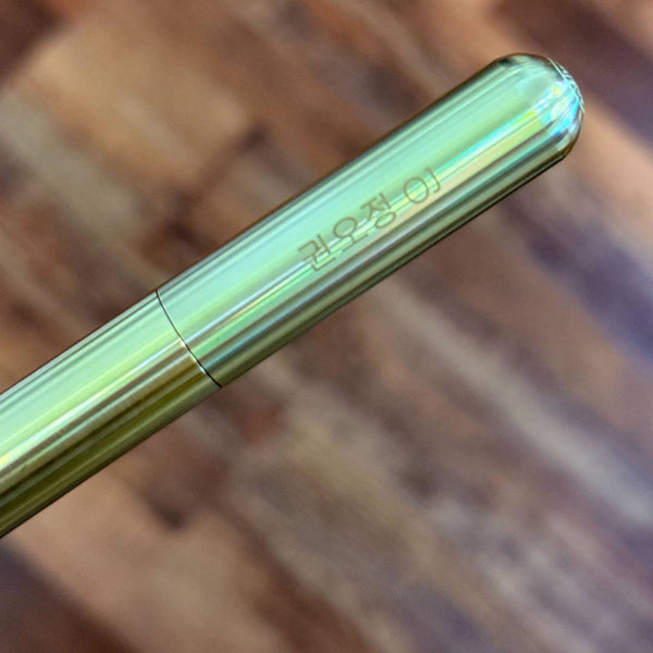Load image into Gallery viewer, Personalized Name Engraving On Kaweco Supra Fountain Pen - Brass