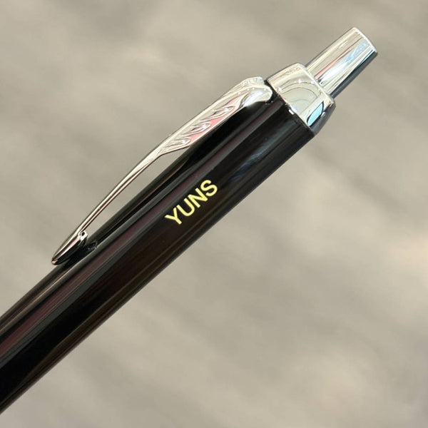 画像をギャラリービューアに読み込む, Personalized Name Engraving On Parker IM Black CT Ballpoint Pen