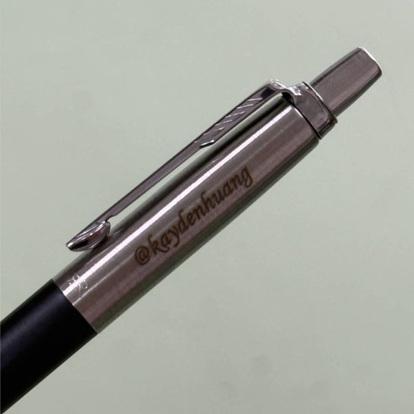 Load image into Gallery viewer, Personalized Name Engraving On Parker Jotter Bond Street Black CT Ballpoint Pen