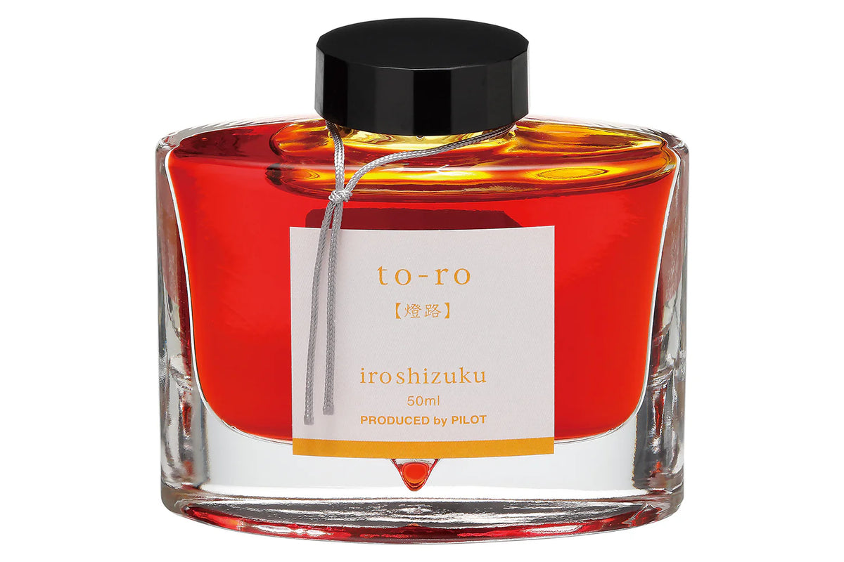 Pilot Iroshizuku 50ml Ink Bottle Fountain Pen Ink - To-ro (Warm