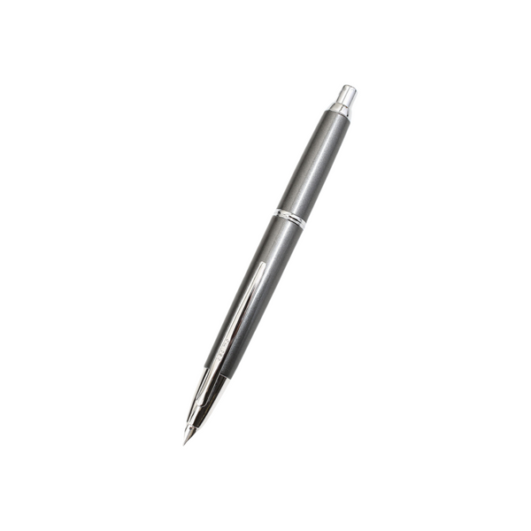 이미지를 갤러리 뷰어에 로드 , Pilot Capless Decimo Fountain Pen - Dark Gray with 18K Gold Rhodium-plated Broad Nib