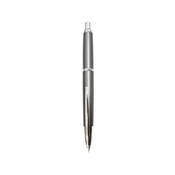 이미지를 갤러리 뷰어에 로드 , Pilot Capless Decimo Fountain Pen - Dark Gray with 18K Gold Rhodium-plated Broad Nib