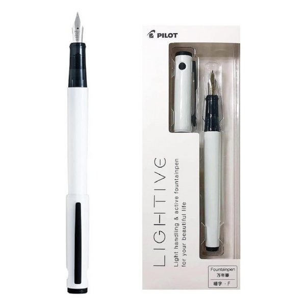 将图片加载到图库查看器,Pilot LIGHTIVE Fountain Pen - Active White
